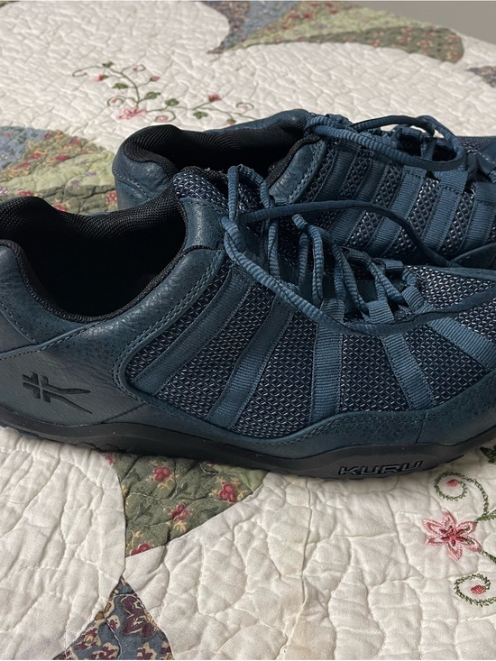 KURU Shoes - KURU Women’s Deep Blue Mesh Lace-Up Sneakers